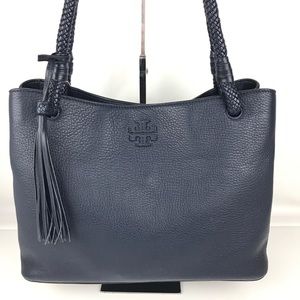 tory burch braided handle bag